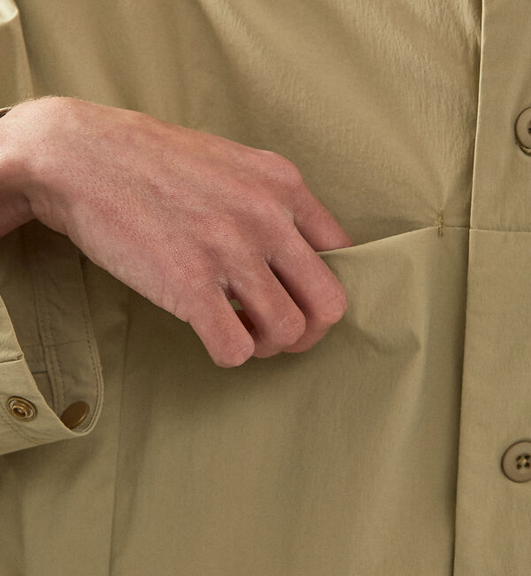 ABAHOUSE「【セットアップ対応】TUCK＆DARTS シャツブルゾン / ドルマンスリーブ」|シャツ・ブラウス|