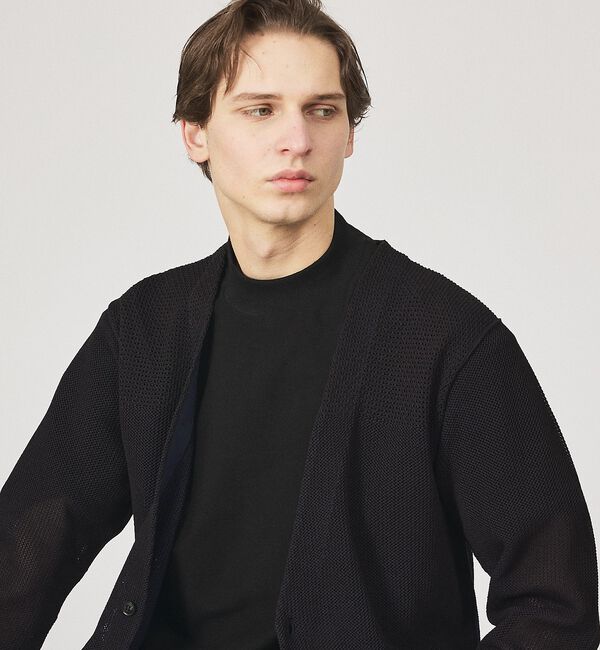 ABAHOUSE「【接触冷感】モックネック Tシャツ / COVEROSS(R)【予約】」|Tシャツ・カットソー|