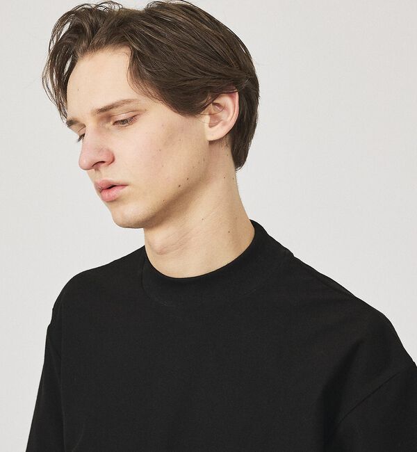 ABAHOUSE「【接触冷感】モックネック Tシャツ / COVEROSS(R)【予約】」|Tシャツ・カットソー|