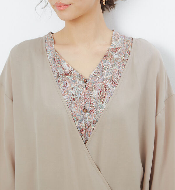 Rouge vif「キュプラカシュクールガウン★」|カーディガン|