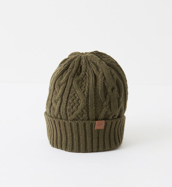 Rouge vif「【RUBEN】ケーブル裏ボアニット帽」|その他|