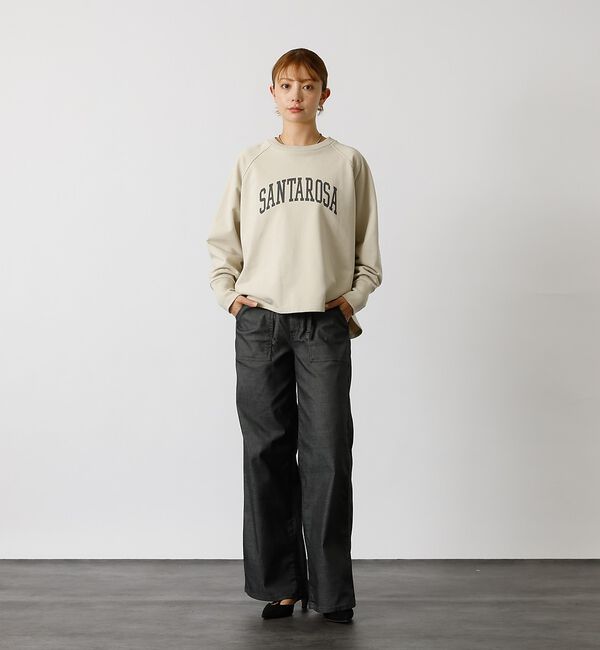 Rouge vif「【MICA&DEAL /マイカアンドディール】"SANTAROSA"raglan」|スウェット・ジャージ|