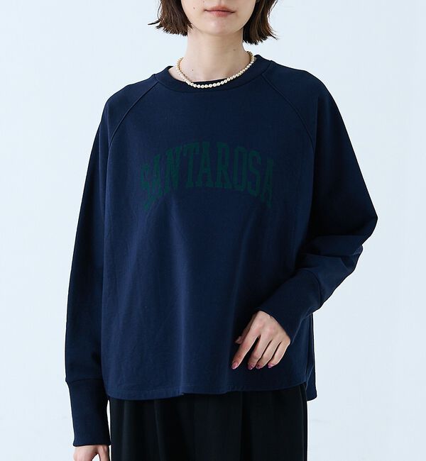 Rouge vif「【MICA&DEAL /マイカアンドディール】"SANTAROSA"raglan」|スウェット・ジャージ|ネイビー