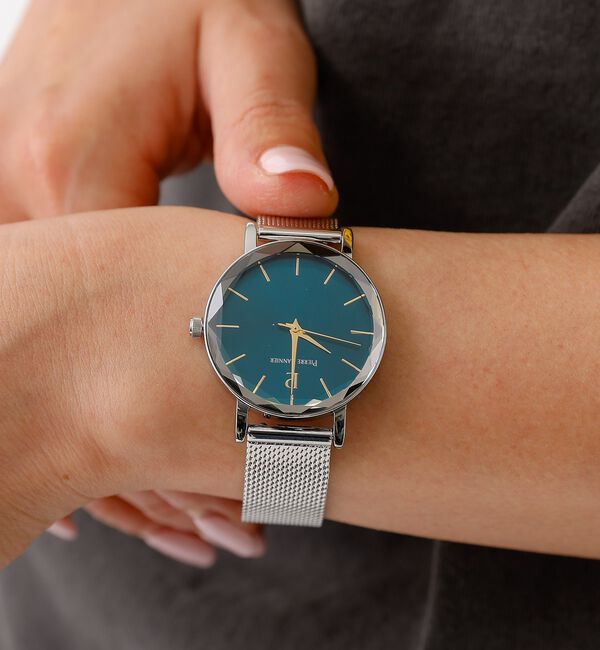 Rouge vif「【Pierre Lannier/ピエール・ラニエ】マルチプル/金属ベルト/レディ」|腕時計|