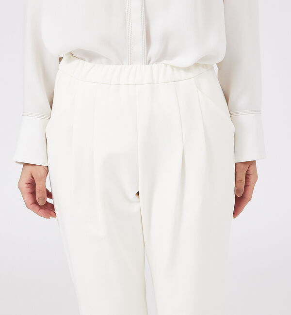 qualite「【大好評により今季も登場】2WAYバックピーチタックパンツ」|その他|