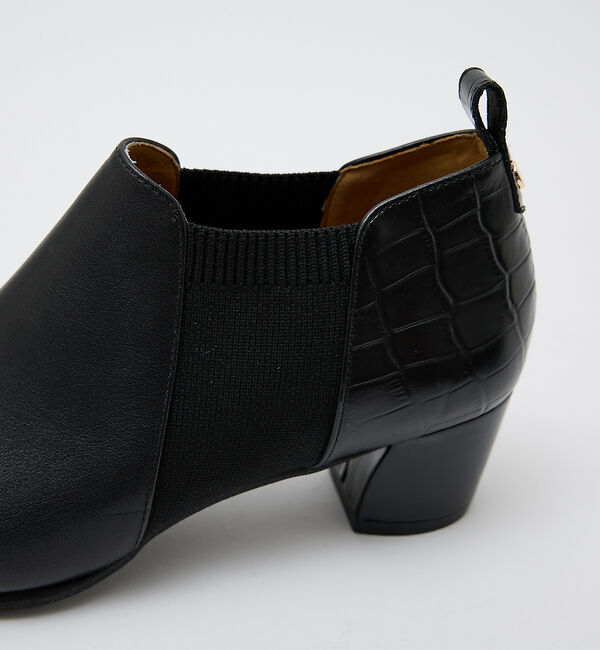 AU BANNISTER「サイドニットブーティー」|ショートブーツ|