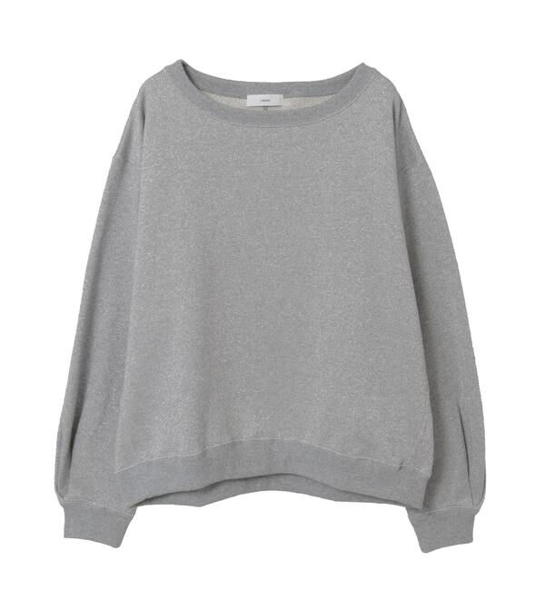 Liesse「ラメ裏毛プルオーバー」|Tシャツ・カットソー|