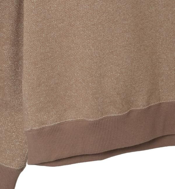 Liesse「ラメ裏毛プルオーバー」|Tシャツ・カットソー|