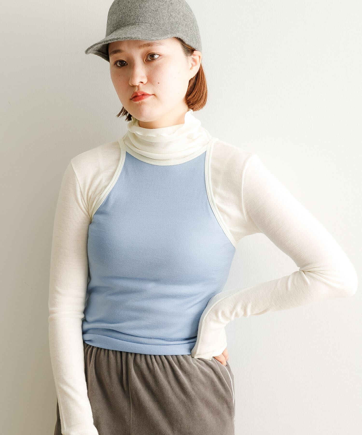 URBAN RESEARCH「『別注』GGG&times;URBAN RESEARCH　ニットキャミソール」|キャミソール|