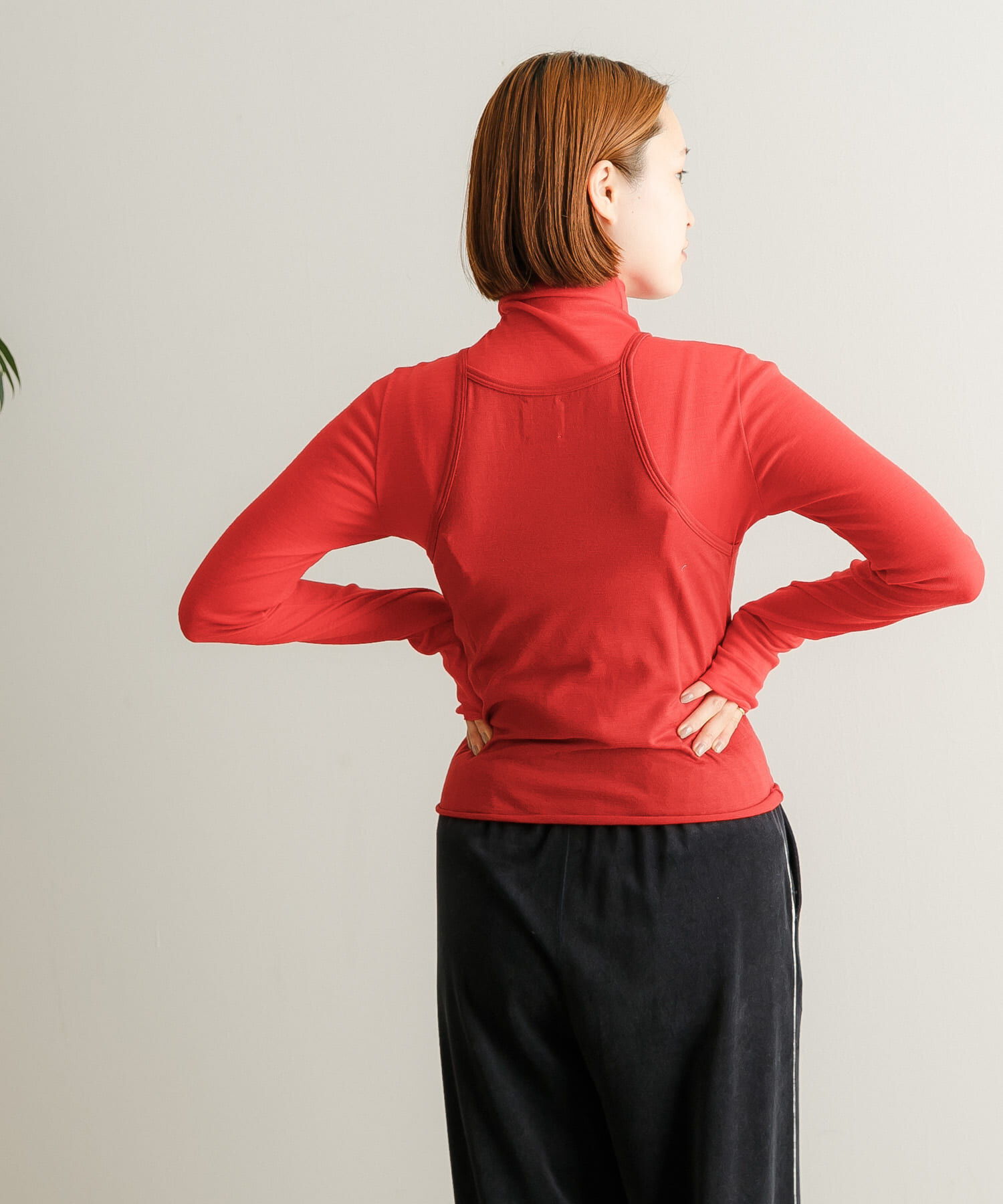 URBAN RESEARCH「『別注』GGG&times;URBAN RESEARCH　ニットキャミソール」|キャミソール|レッド