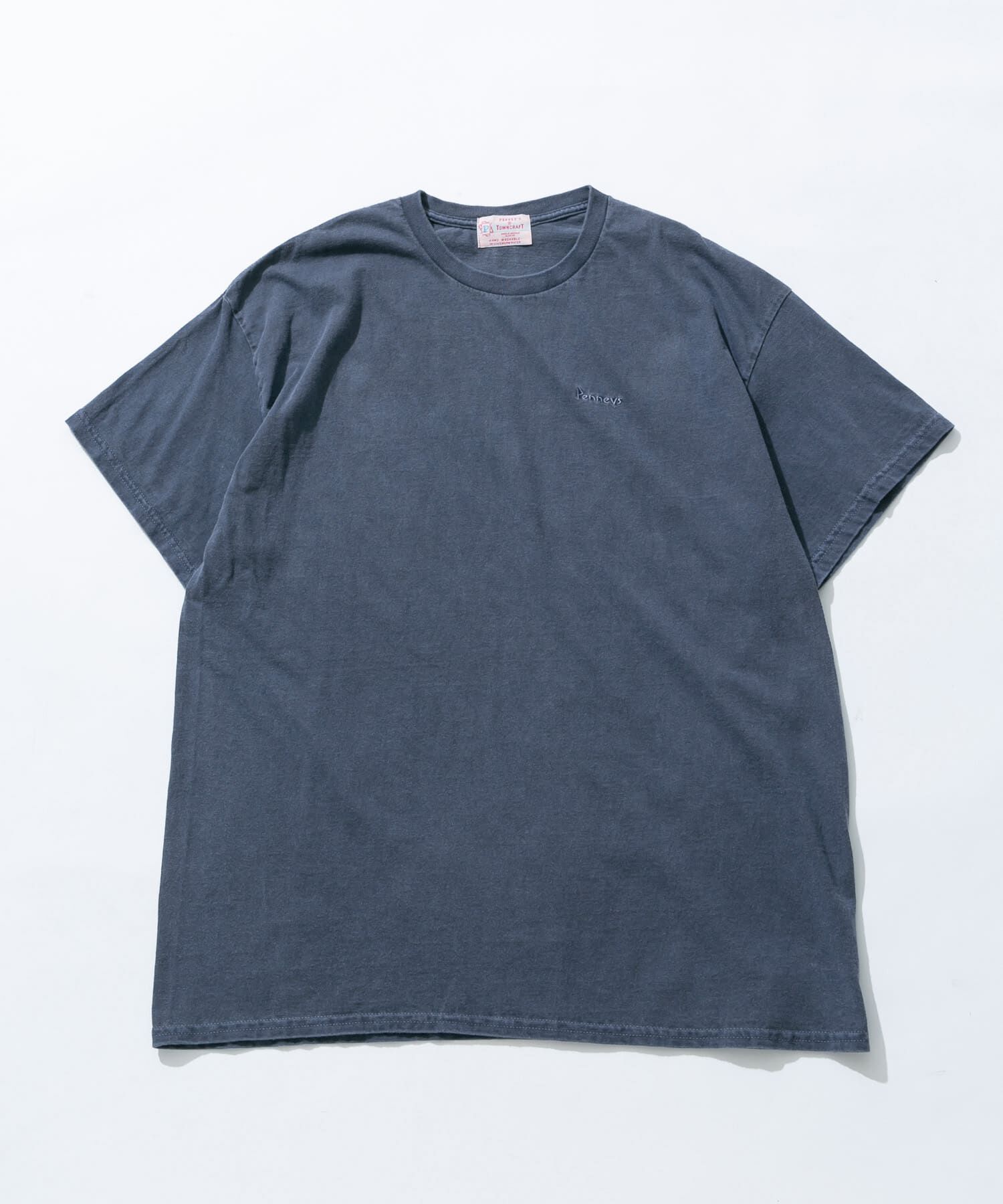 Sonny Label 「『別注』PENNEYS&times;Sonny Label　ピグメントショートスリーブTシャツ」|Tシャツ・カットソー|ネイビー