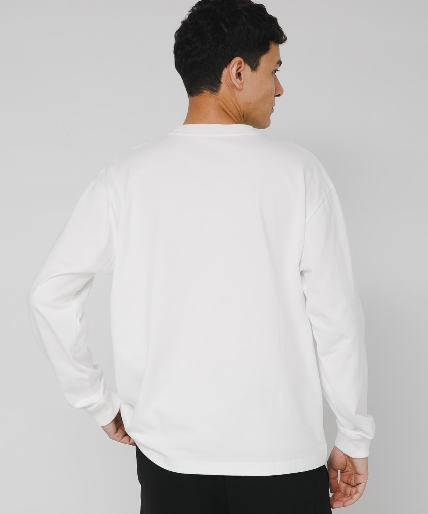 Sonny Label 「ヘビーウェイトナイロン布帛ポケットロングスリーブTシャツ」|Tシャツ・カットソー|