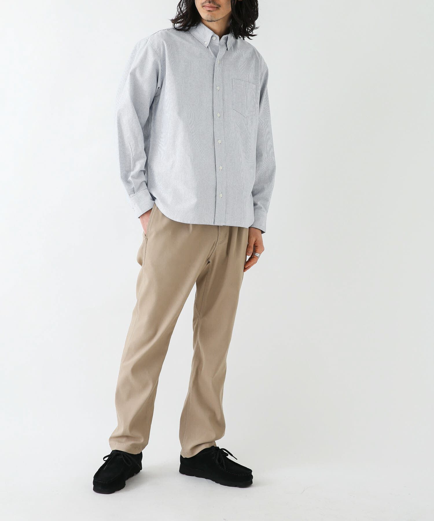 Sonny Label 「抗菌オックスボタンダウン長袖シャツ」|シャツ・ブラウス|