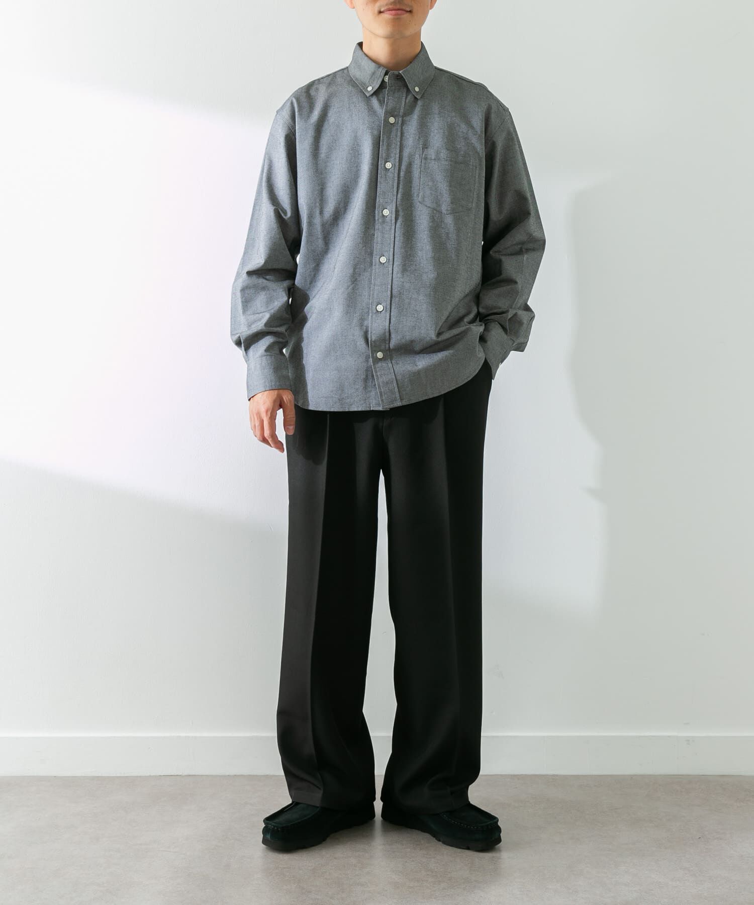 Sonny Label 「抗菌オックスボタンダウン長袖シャツ」|シャツ・ブラウス|