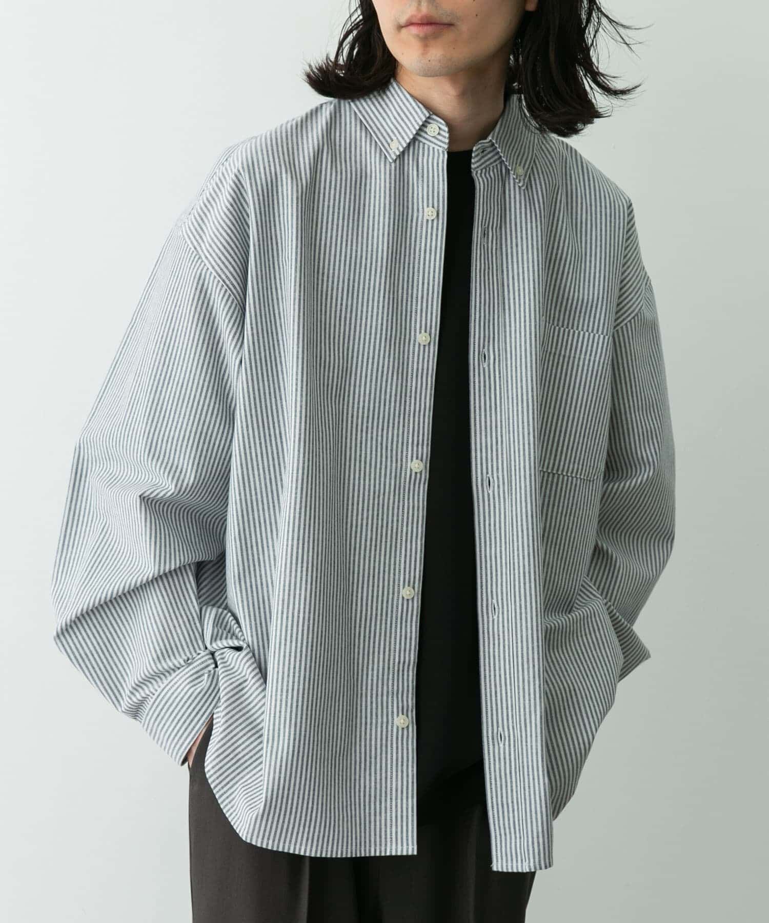 Sonny Label 「抗菌オックスボタンダウンオーバーシャツ」|シャツ・ブラウス|