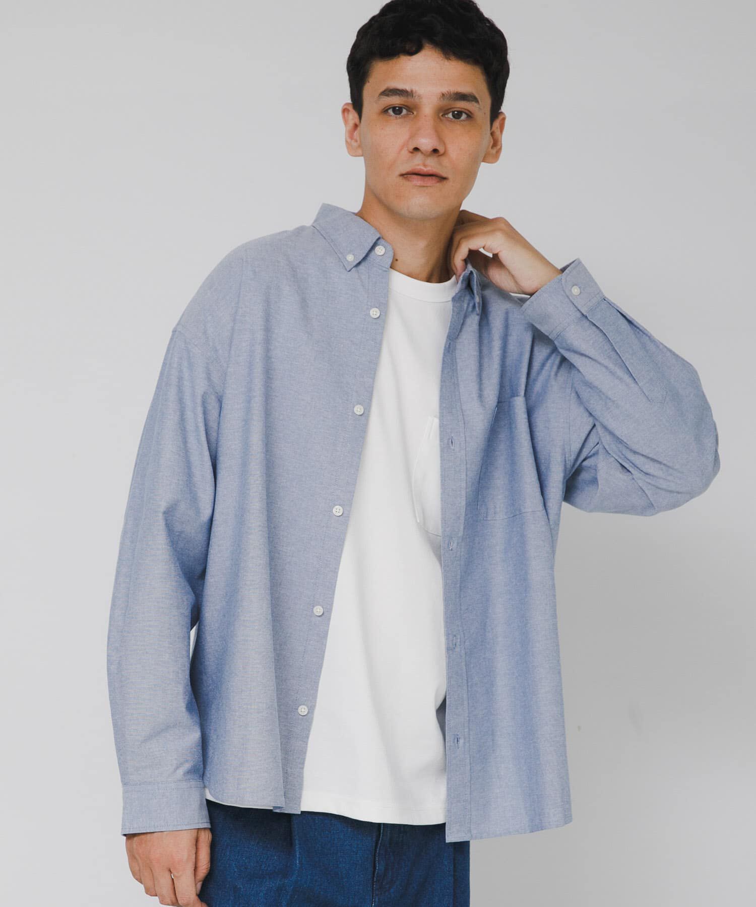 Sonny Label 「抗菌オックスボタンダウンオーバーシャツ」|シャツ・ブラウス|