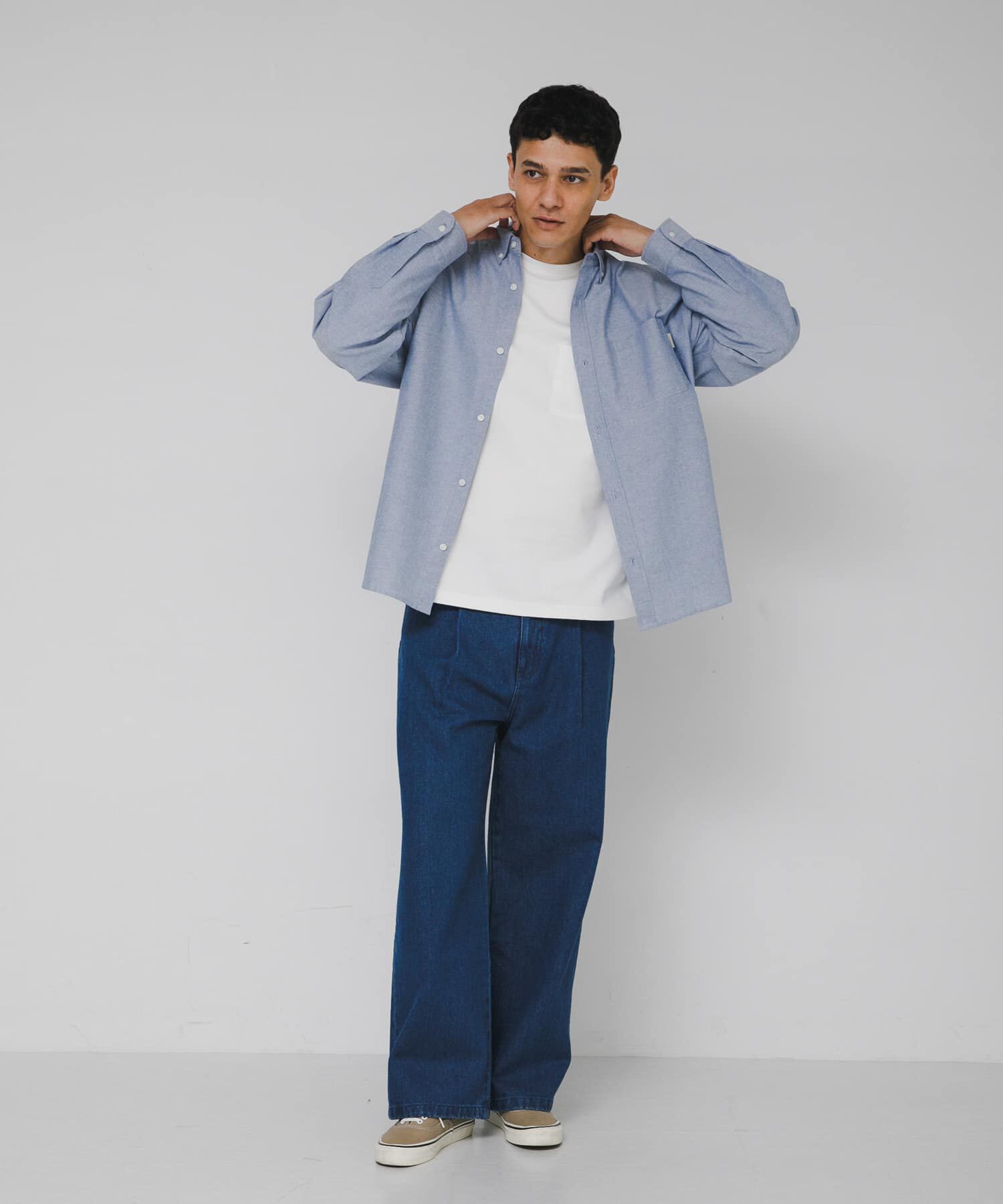 Sonny Label 「抗菌オックスボタンダウンオーバーシャツ」|シャツ・ブラウス|