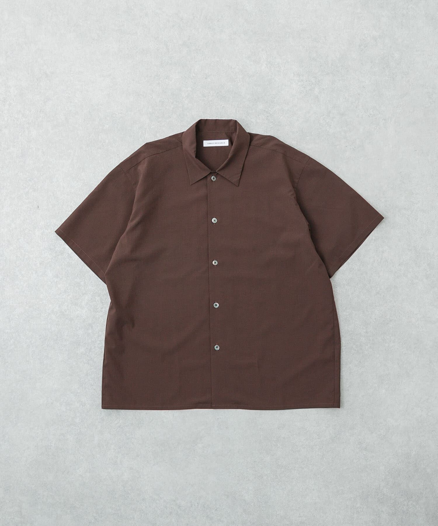 URBAN RESEARCH「BROAD FUNCTION SHIRTS」|シャツ・ブラウス|ブラウン