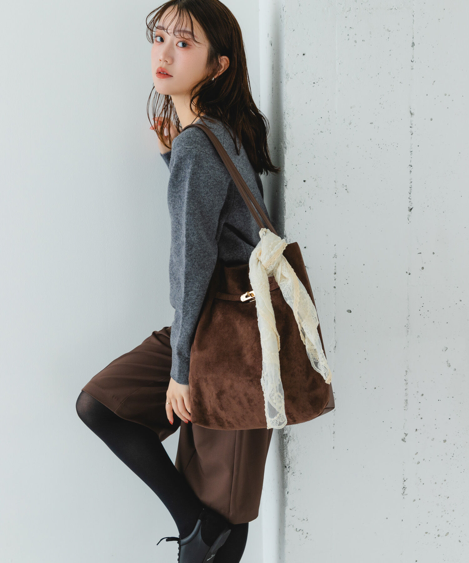 RODE SKO「スエードライクトートバッグ」|トートバッグ|