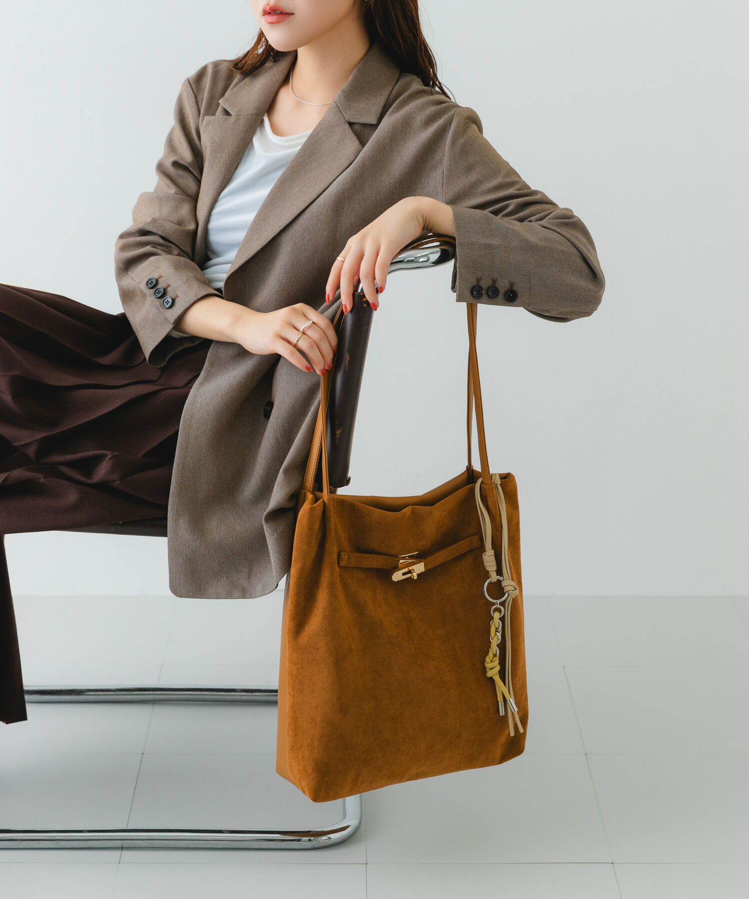 RODE SKO「スエードライクトートバッグ」|トートバッグ|