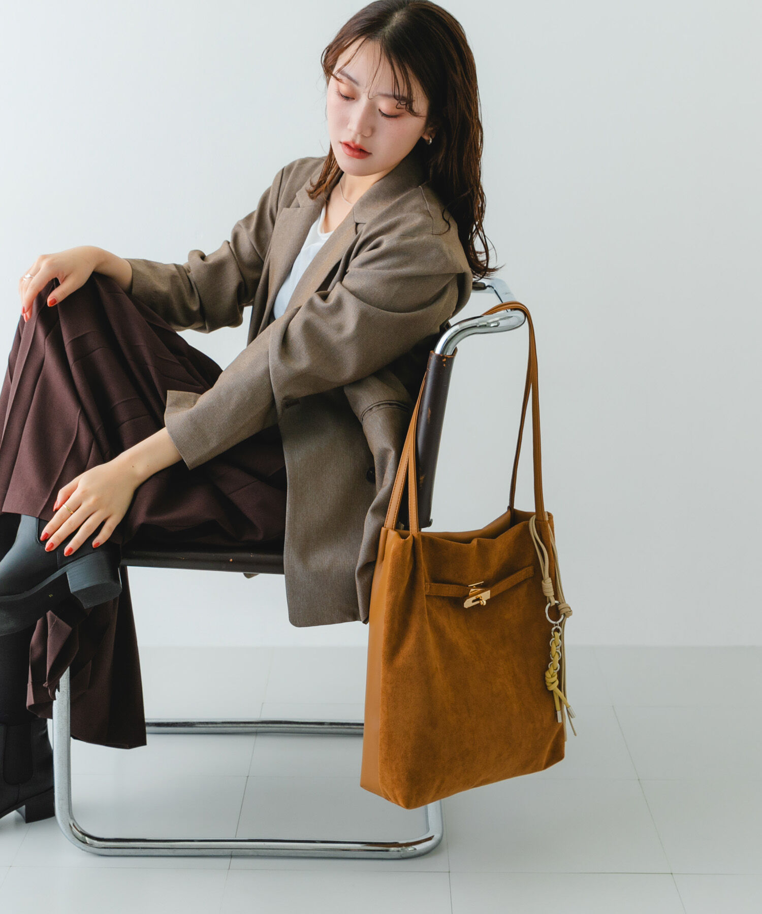 RODE SKO「スエードライクトートバッグ」|トートバッグ|