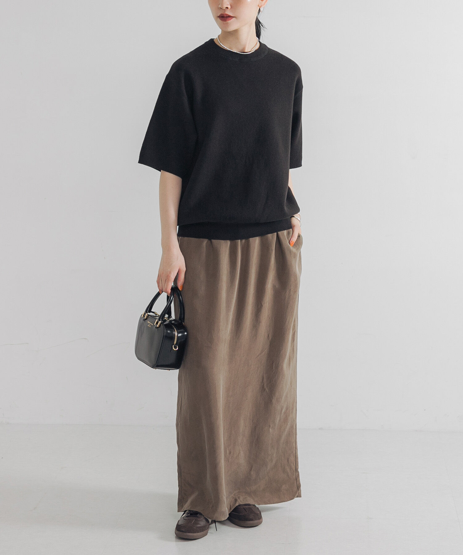 URBAN RESEARCH「コットンカシミヤハーフスリーブニット」|ニット・セーター|