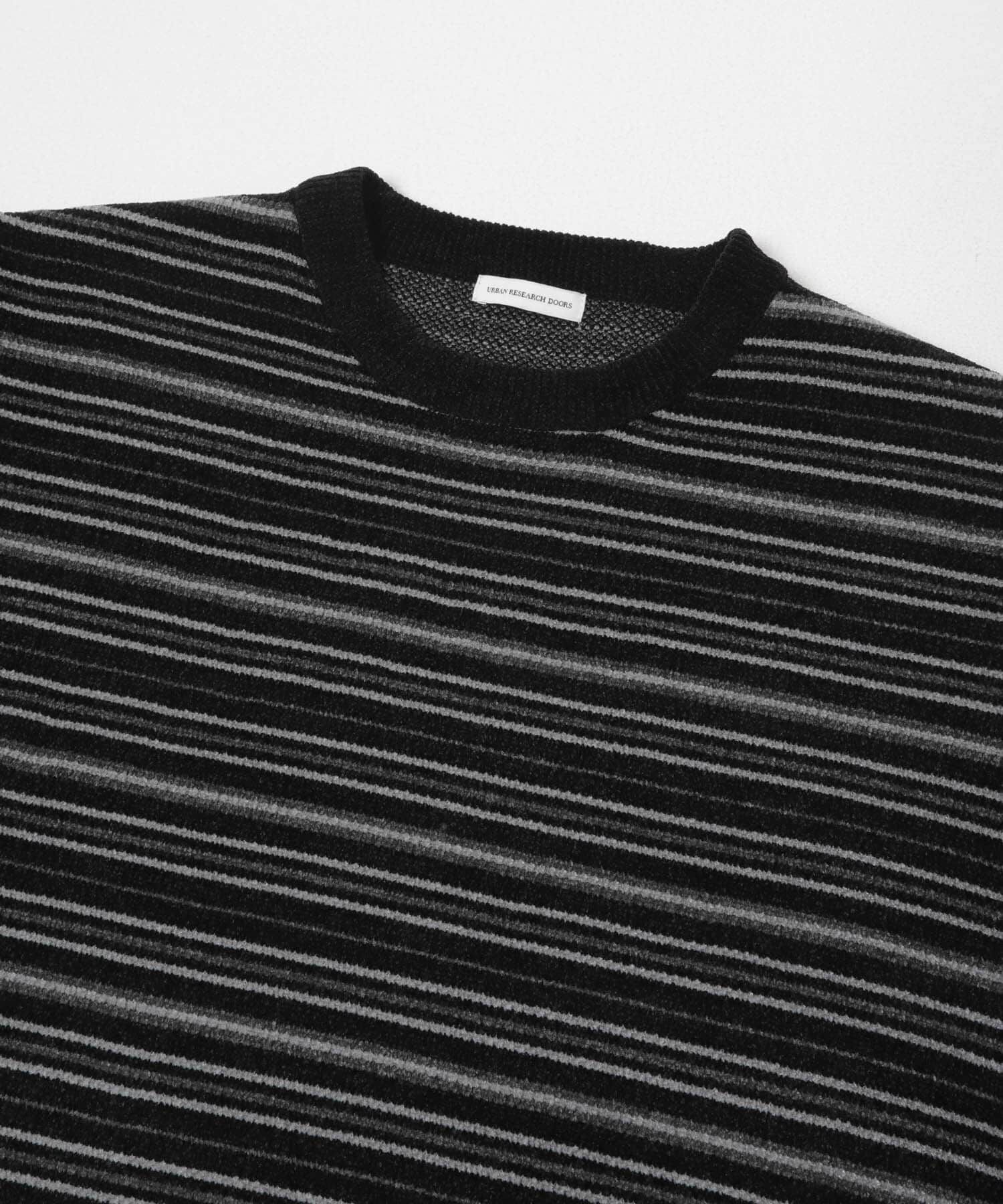 URBAN RESEARCH DOORS「モールマルチボーダーニット」|ニット・セーター|