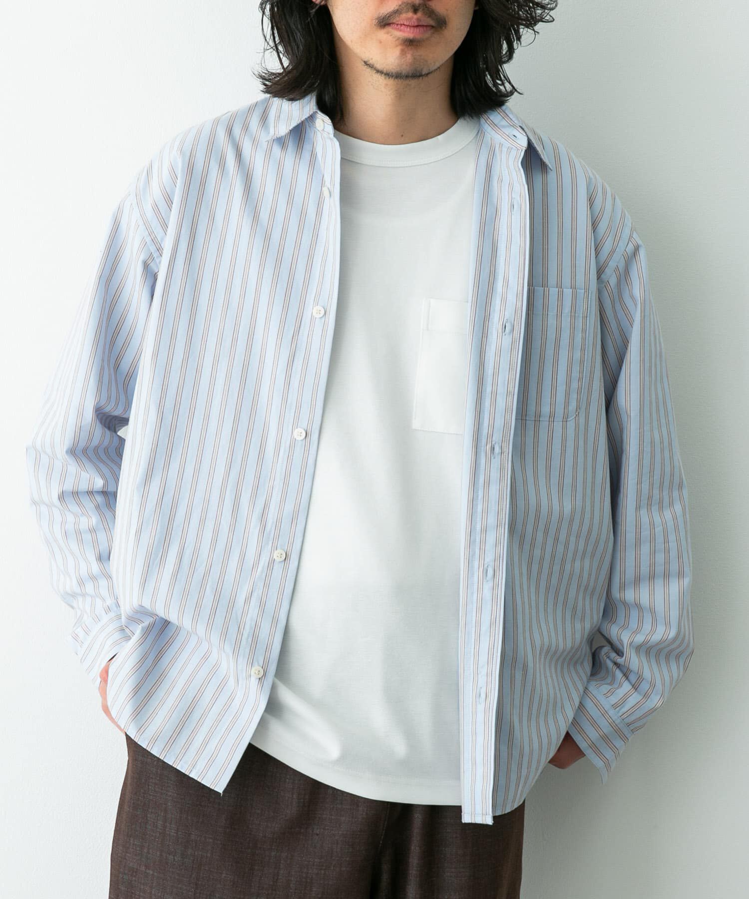 Sonny Label 「ストライプレギュラーカラーシャツ」|シャツ・ブラウス|