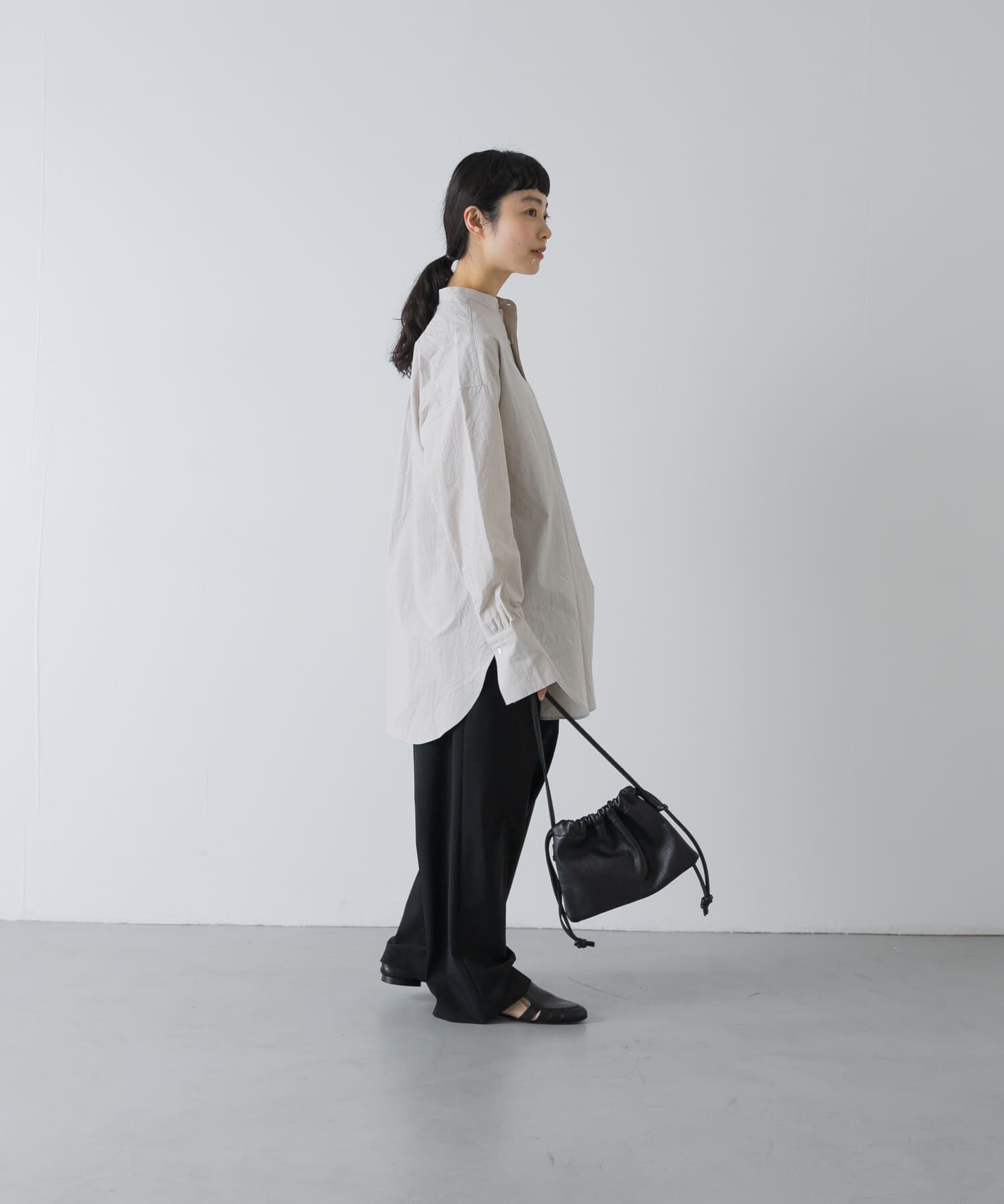 かぐれ「コットンチュニックシャツ」|シャツ・ブラウス|