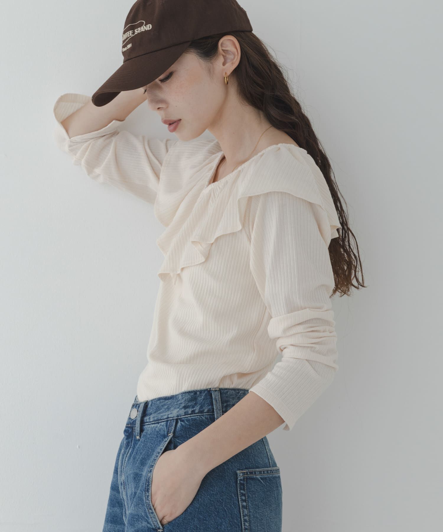 Sonny Label 「『WEB限定』フリルカラーテレコプルオーバー」|Tシャツ・カットソー|