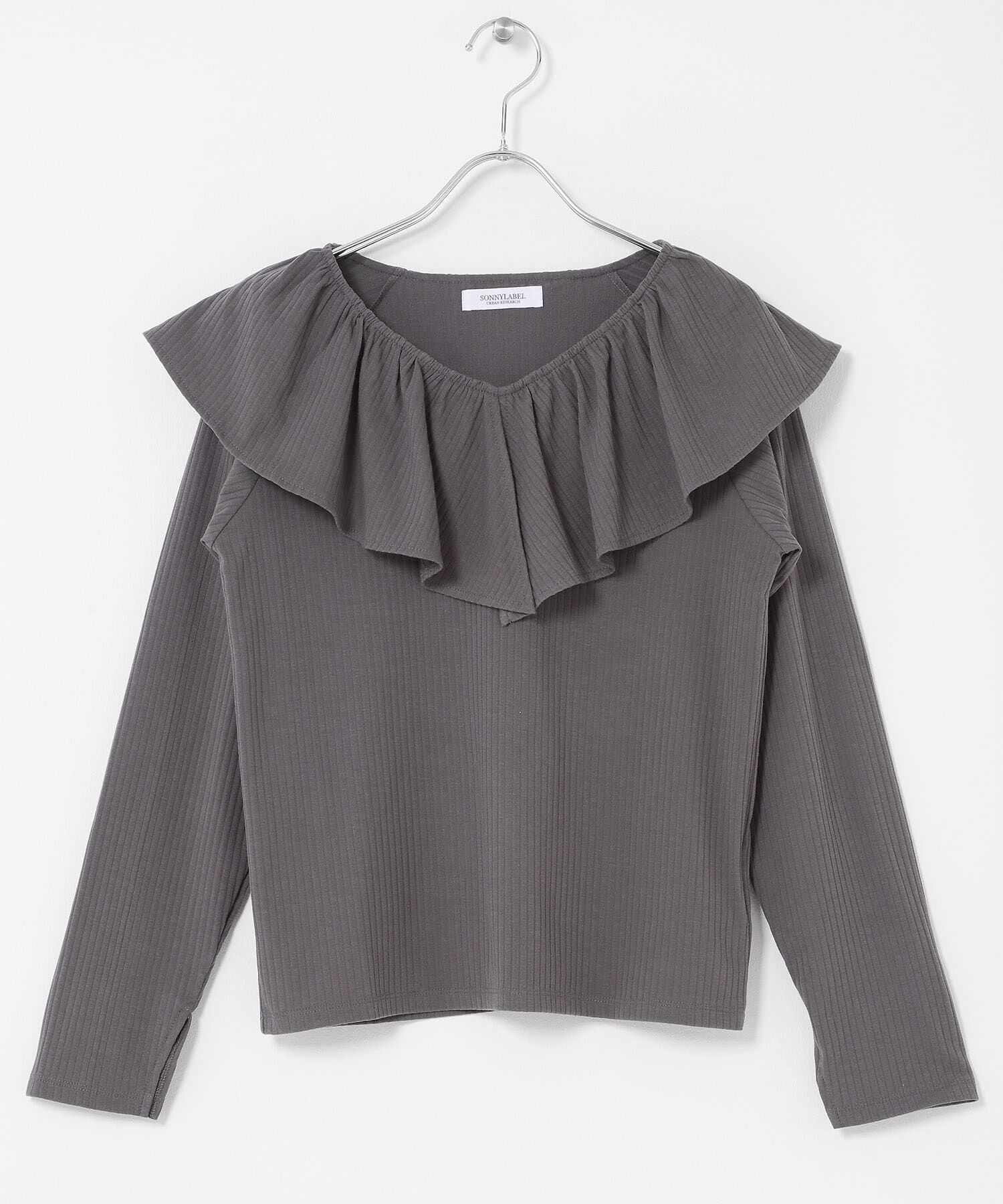 Sonny Label 「『WEB限定』フリルカラーテレコプルオーバー」|Tシャツ・カットソー|