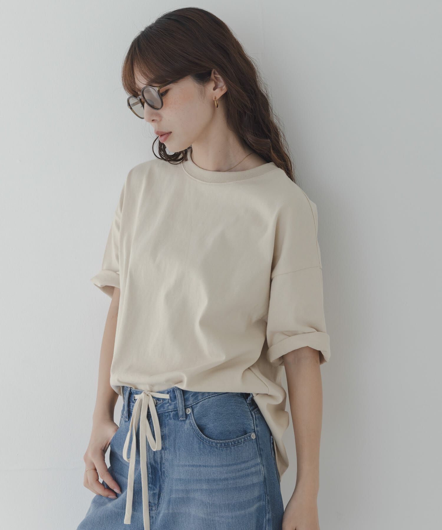 Sonny Label 「コットンハーフスリーブプルオーバー」|Tシャツ・カットソー|