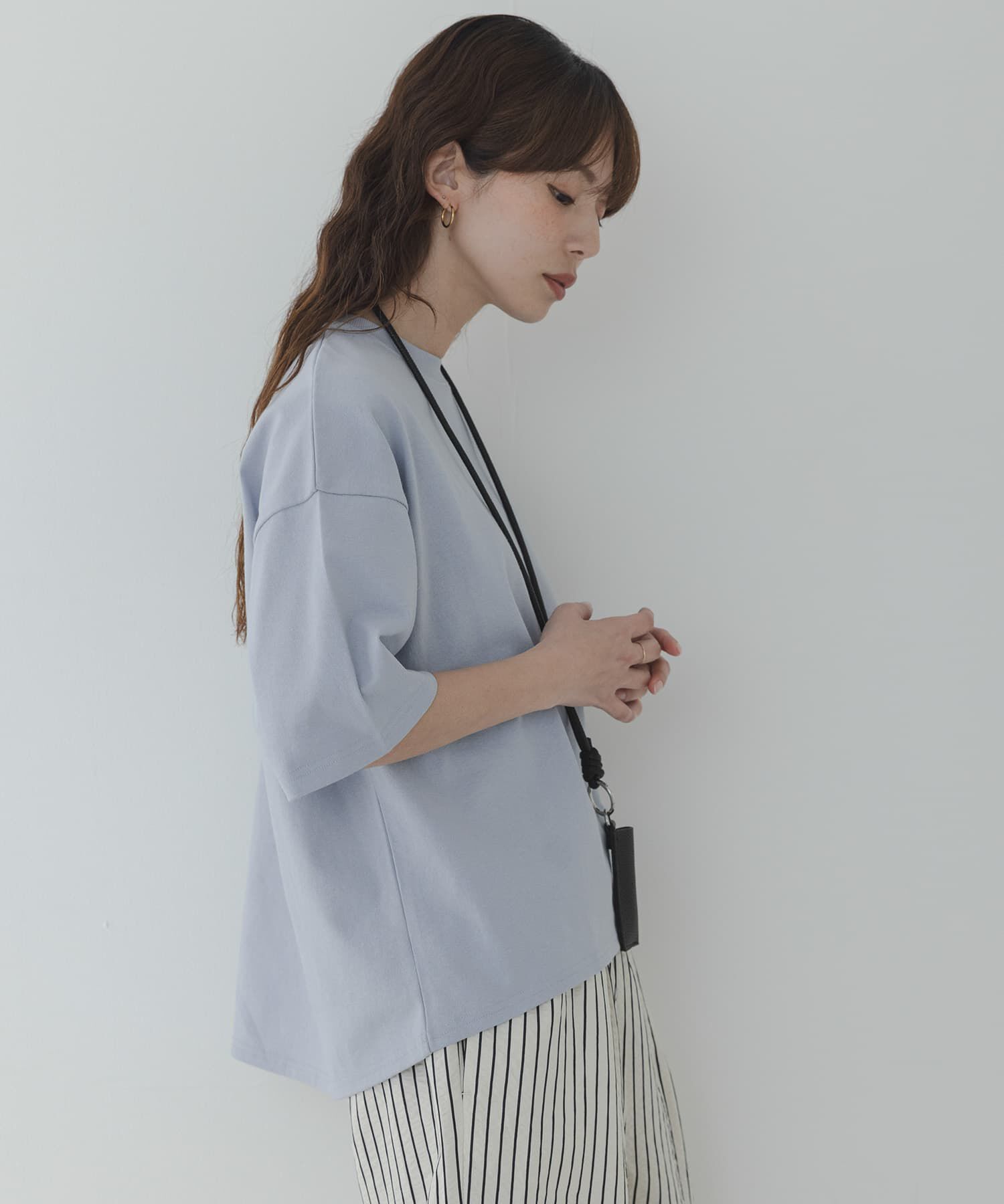 Sonny Label 「コットンハーフスリーブプルオーバー」|Tシャツ・カットソー|