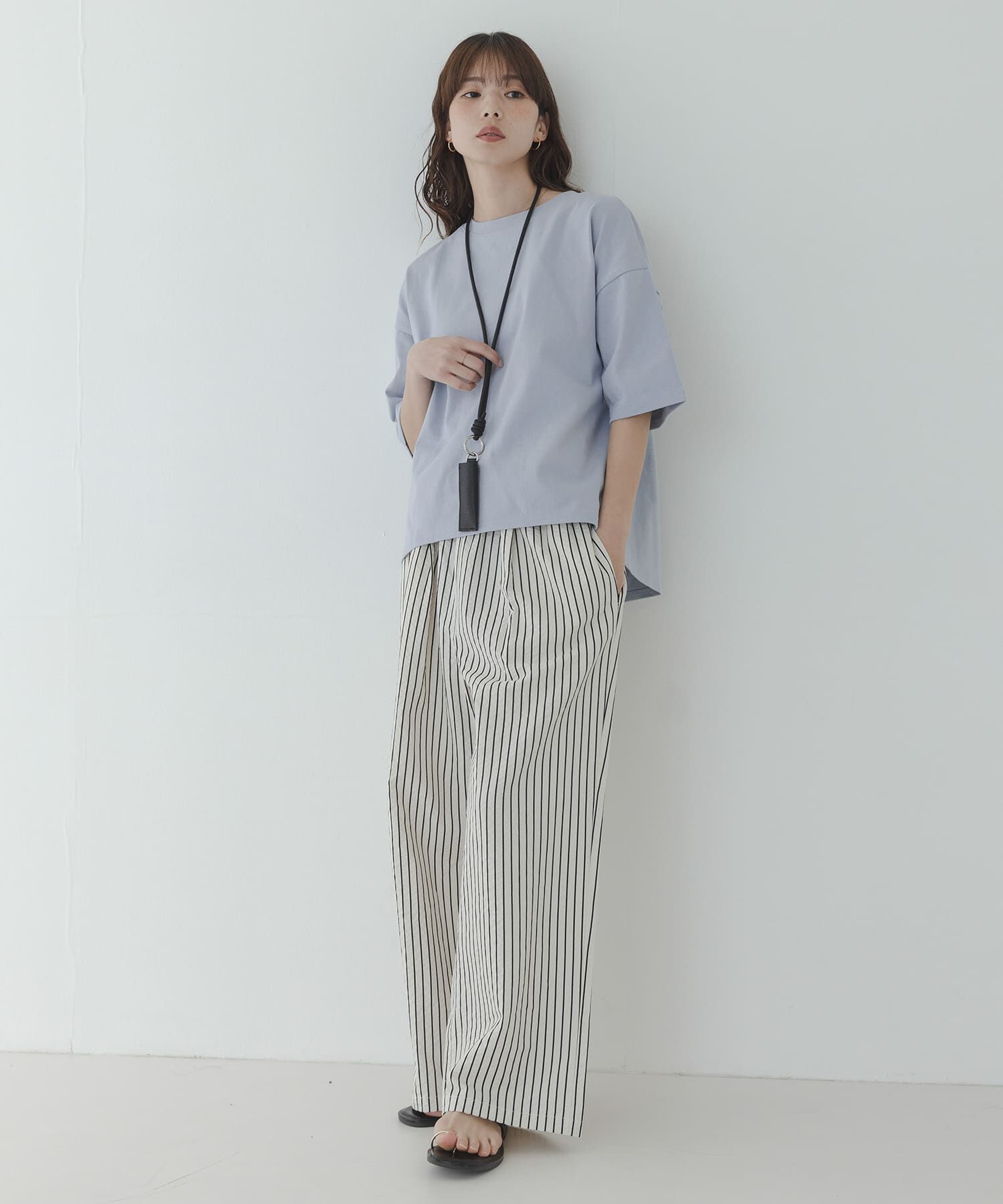 Sonny Label 「コットンハーフスリーブプルオーバー」|Tシャツ・カットソー|