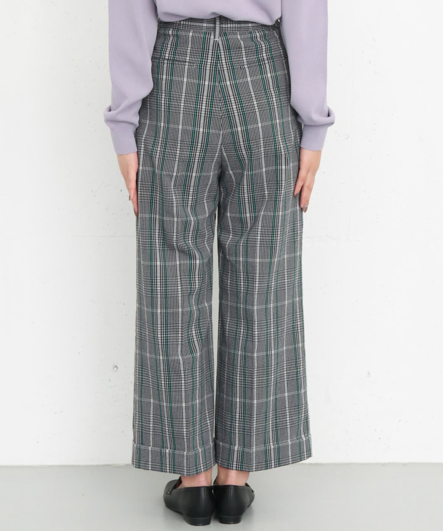  「ターンアップチェックパンツ」|その他|