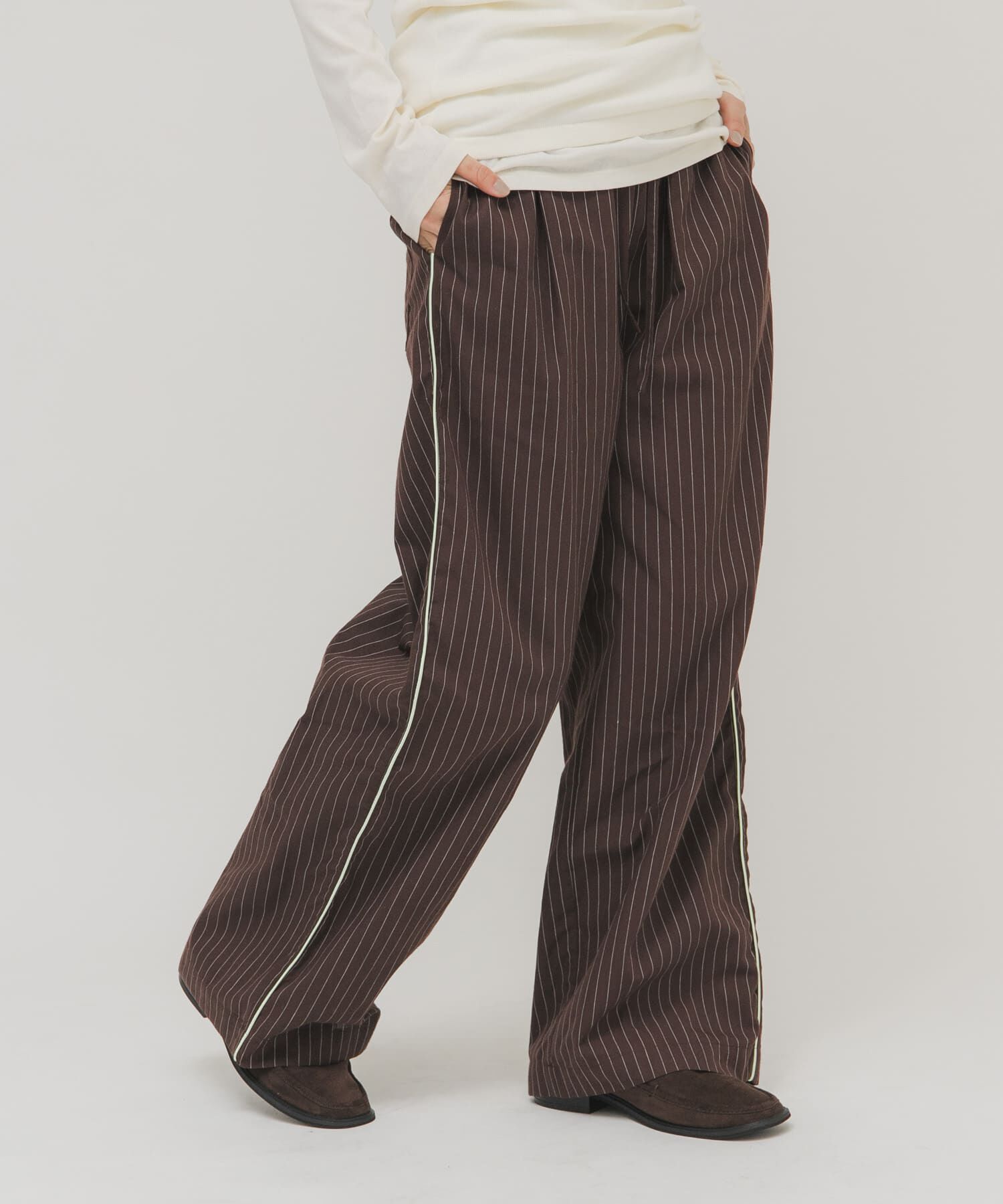  「ストライプイージーパンツ」|その他|