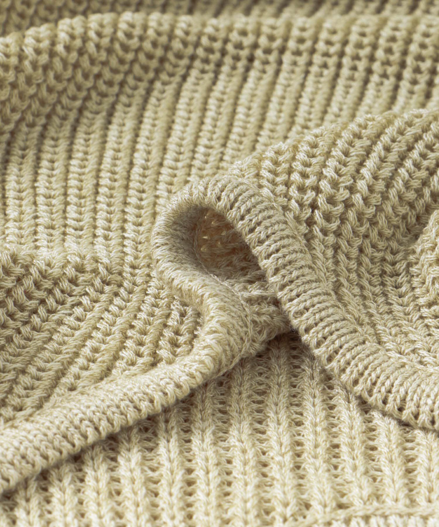 SENSE OF PLACE by URBAN RESEARCH「ガーターデザインセーター(5分袖)」|ニット・セーター|