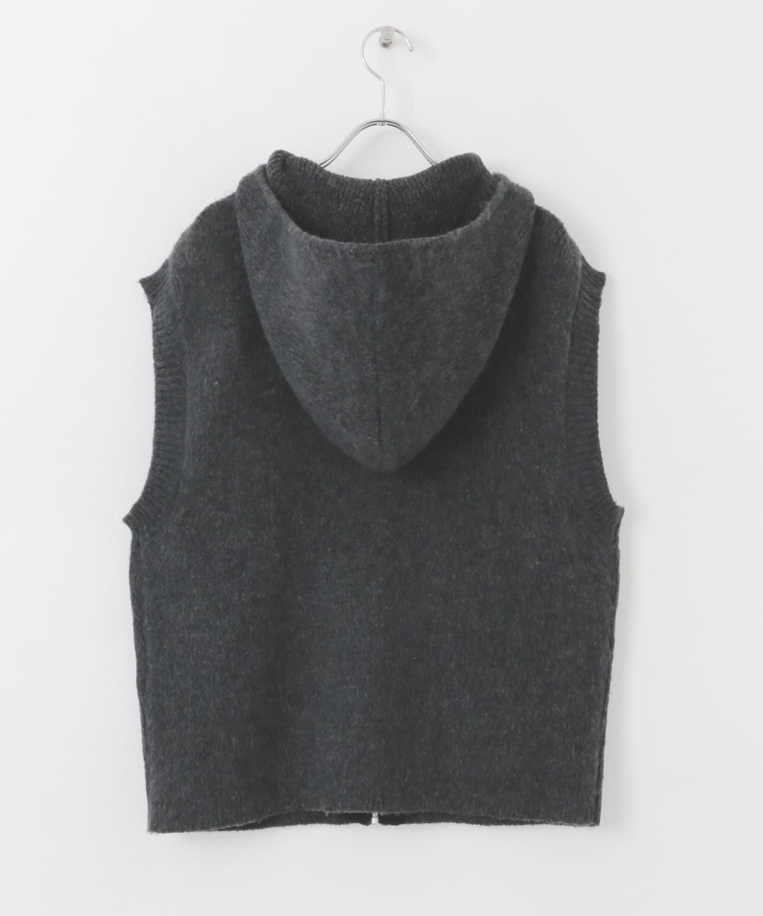 SENSE OF PLACE by URBAN RESEARCH「『洗濯可』シャギーフーディーベスト」|ベスト・ジレ|