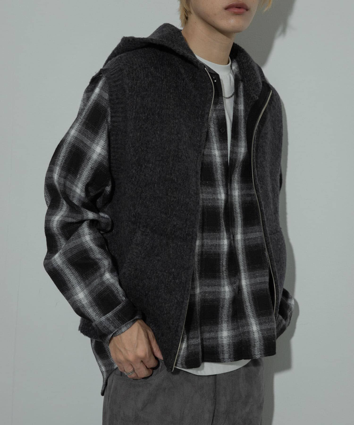 SENSE OF PLACE by URBAN RESEARCH「『洗濯可』シャギーフーディーベスト」|ベスト・ジレ|