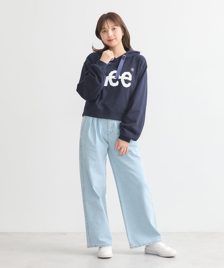 earth music&ecology「Lee&times;e.m.a.eショート丈パーカー」|スウェット・ジャージ|