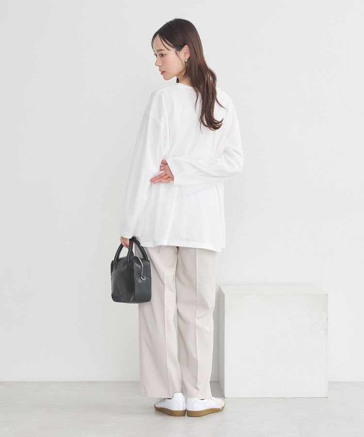 earth music&ecology「ラインストーンチュールドッキングプルオーバー」|Tシャツ・カットソー|