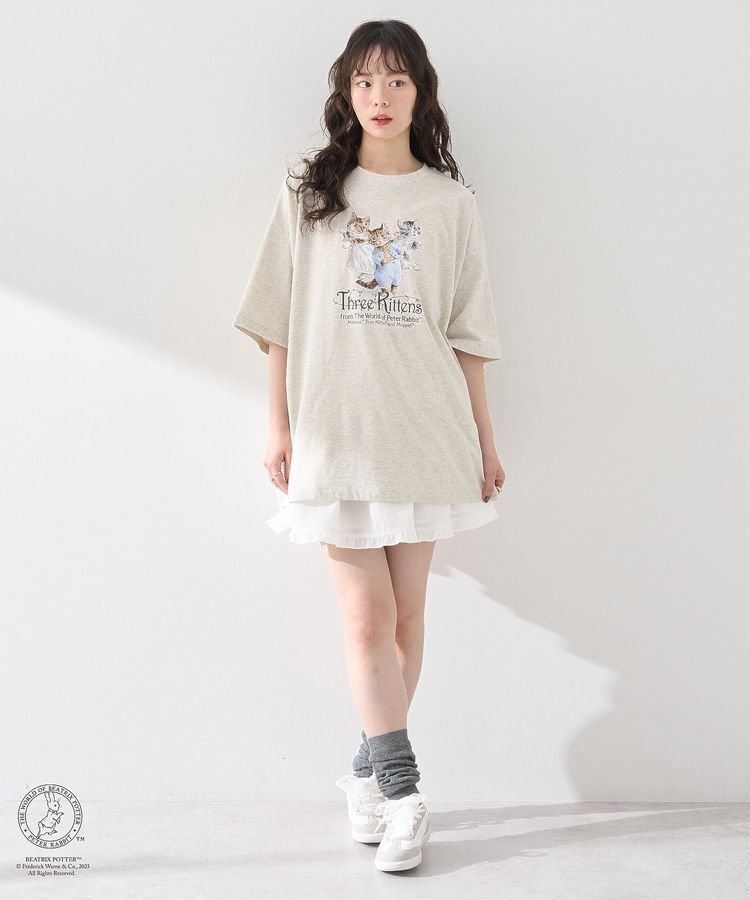 earth music&ecology「PeterRabbit(TM)/earth こねこのトムＴ」|Tシャツ・カットソー|