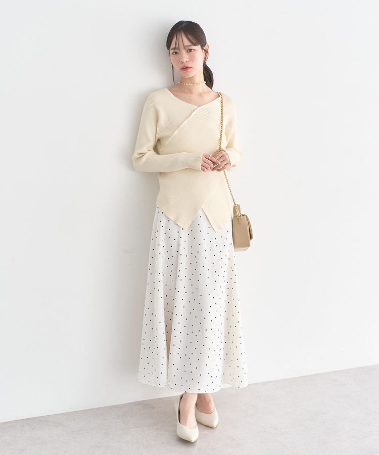 earth music&ecology「クロスニットプルオーバー」|ニット・セーター|