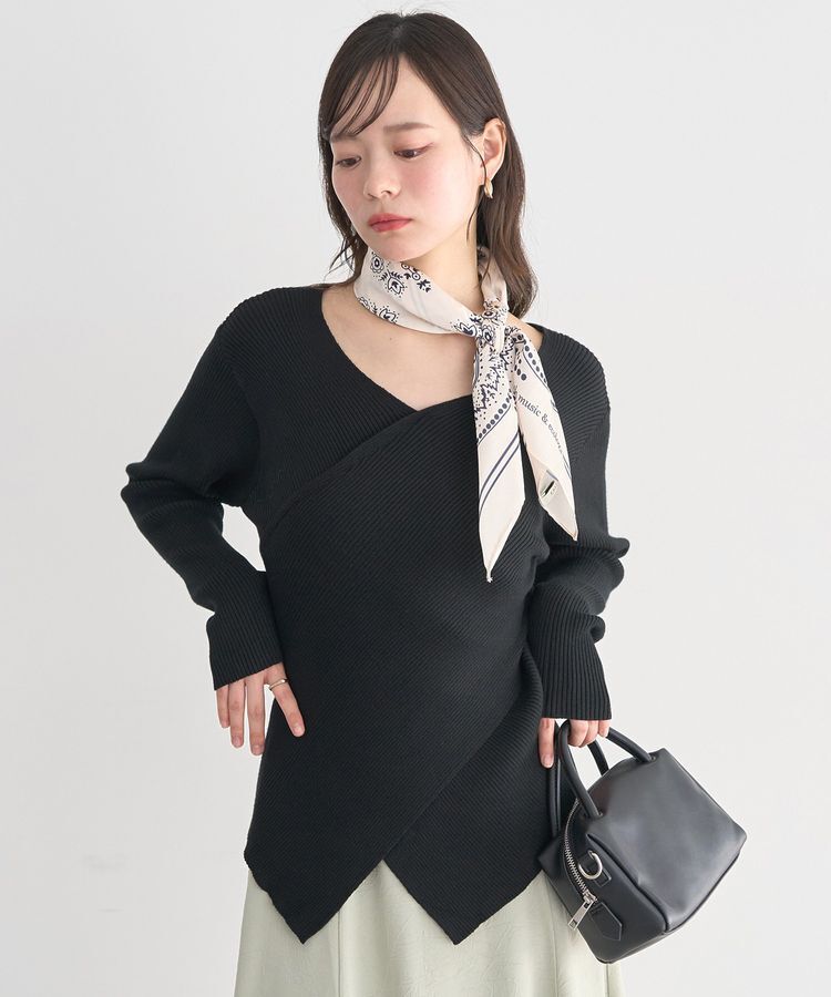 earth music&ecology「クロスニットプルオーバー」|ニット・セーター|