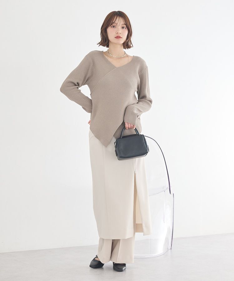 earth music&ecology「クロスニットプルオーバー」|ニット・セーター|