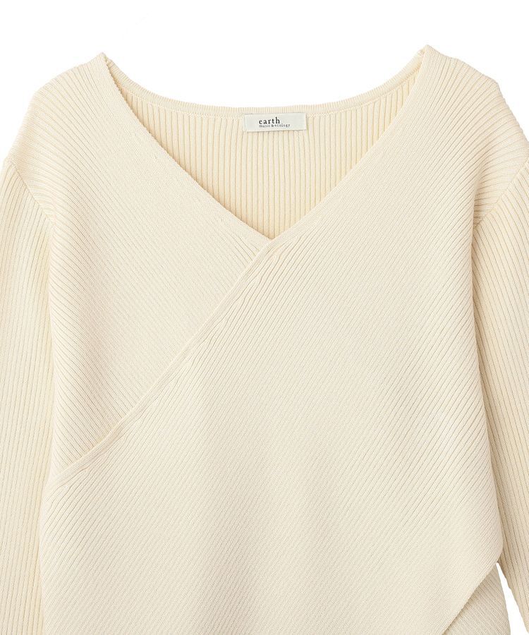 earth music&ecology「クロスニットプルオーバー」|ニット・セーター|