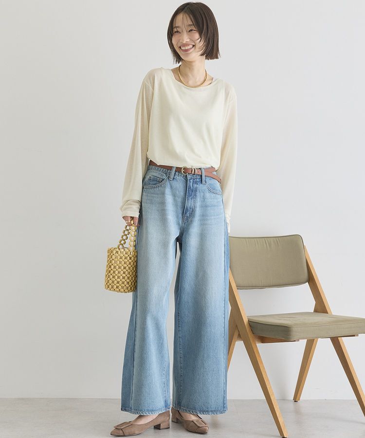 AMERICAN HOLIC「ラウンドカットシアープルオーバー」|Tシャツ・カットソー|