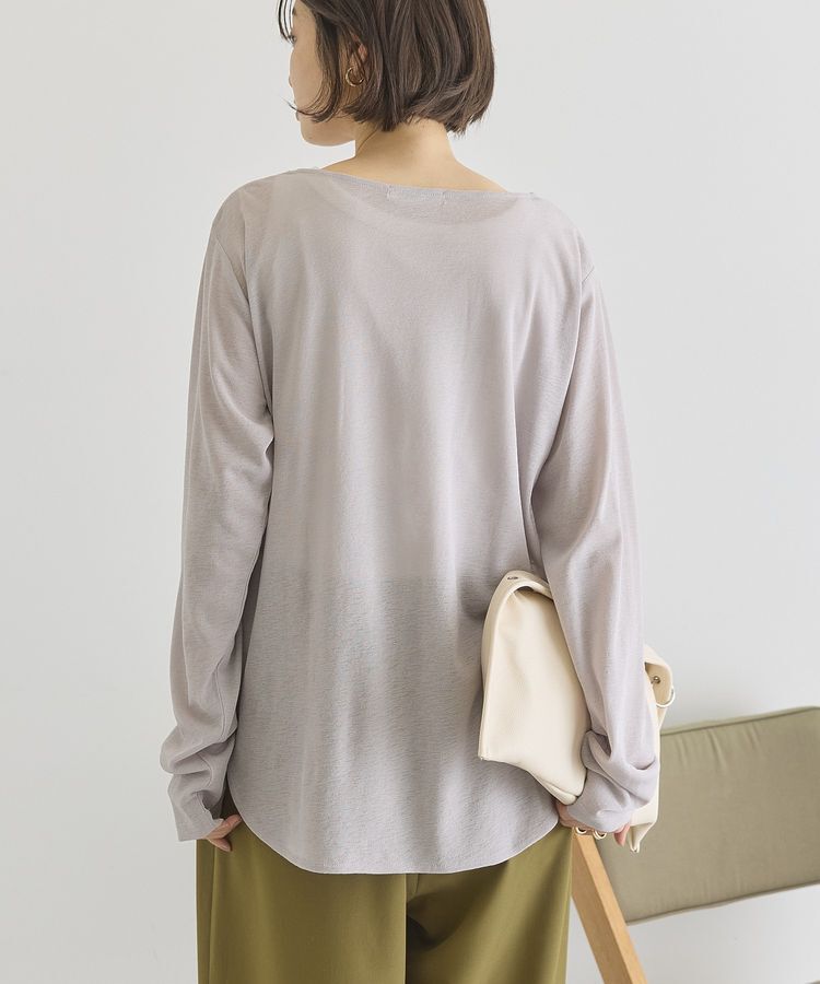 AMERICAN HOLIC「ラウンドカットシアープルオーバー」|Tシャツ・カットソー|