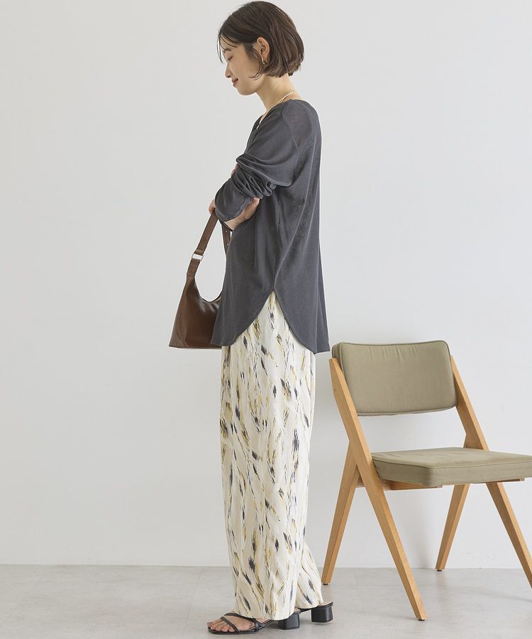 AMERICAN HOLIC「ラウンドカットシアープルオーバー」|Tシャツ・カットソー|