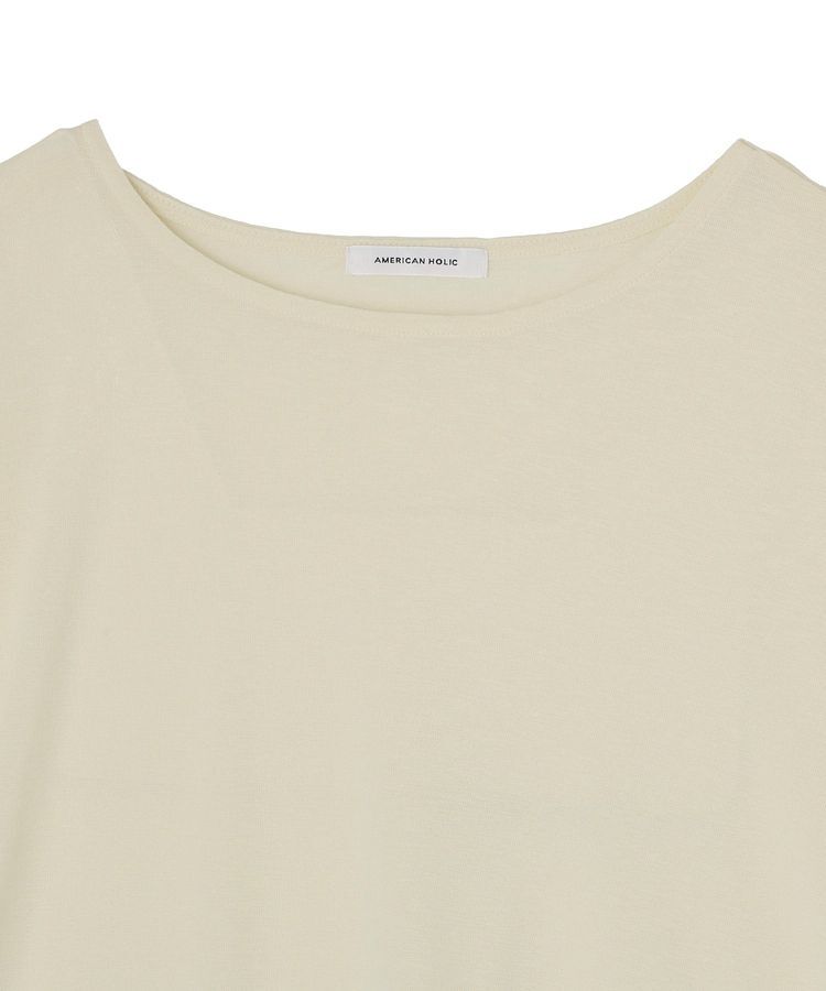 AMERICAN HOLIC「ラウンドカットシアープルオーバー」|Tシャツ・カットソー|